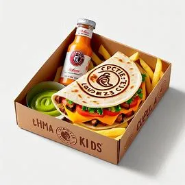 Chipotle kids quesadilla meal, kids burrito alternative, Chipotle cheese wrap, children’s fast food Chipotle, small quesadilla for kids, Chipotle toddler meal, healthy lunch for kids, cheesy tortilla Chipotle, Chipotle side for children, kid-friendly menu Chipotle.

