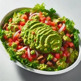 Chipotle guacamole, avocado dip, Chipotle side item, vegan Chipotle dip, guac and chips, fresh guacamole, healthy Chipotle side, lime avocado mix, gluten-free Chipotle, cilantro guacamole.
