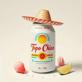 Topo Chico Mineral Water – Crisp, refreshing sparkling water with a unique mineral taste.

