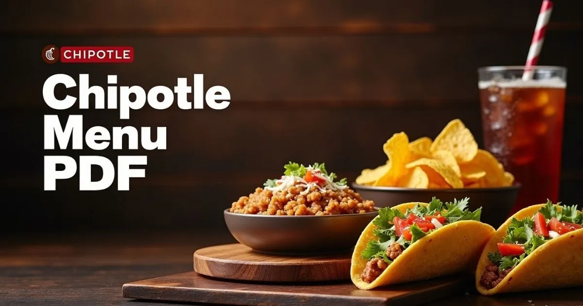 Chipotle Menu pdf, Chipotle pdf, chipotle pdf menu, chipotle all menu, chipotle menu download