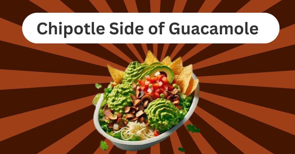 Chipotle guacamole side, fresh avocado dip, creamy guac Chipotle, healthy Chipotle topping, lime avocado mix, vegan Chipotle dip, gluten-free guacamole, Chipotle food side, cilantro avocado blend, homemade-style guac.