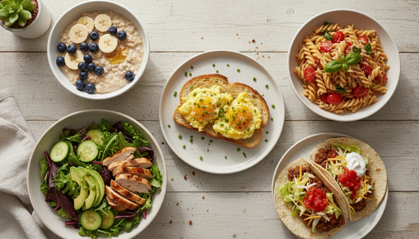 50+ Easy Food Ideas for Every Meal of the Day